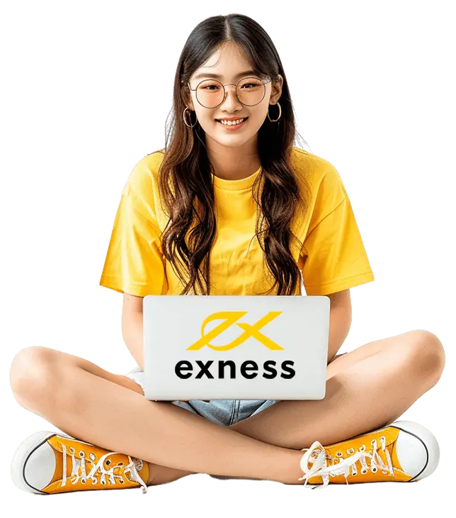 Happy Exness Trading Girl